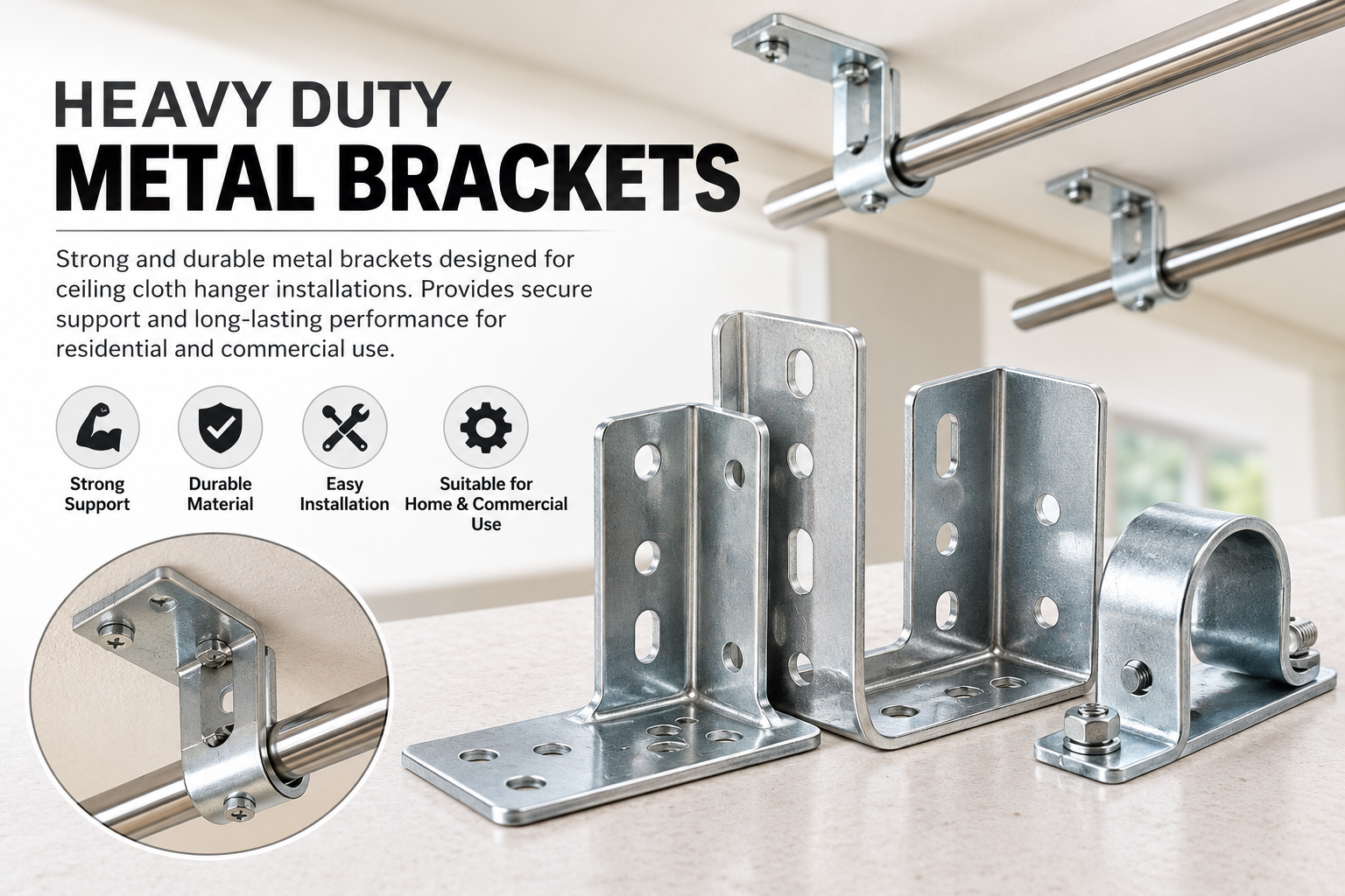 Heavy Duty Metal Brackets